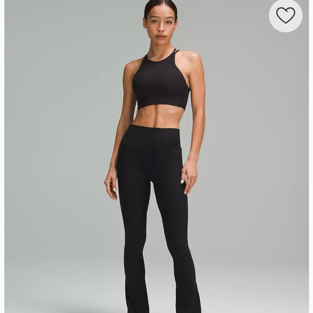Lululemon size 4 align ribbed mini flare pant (extra short)